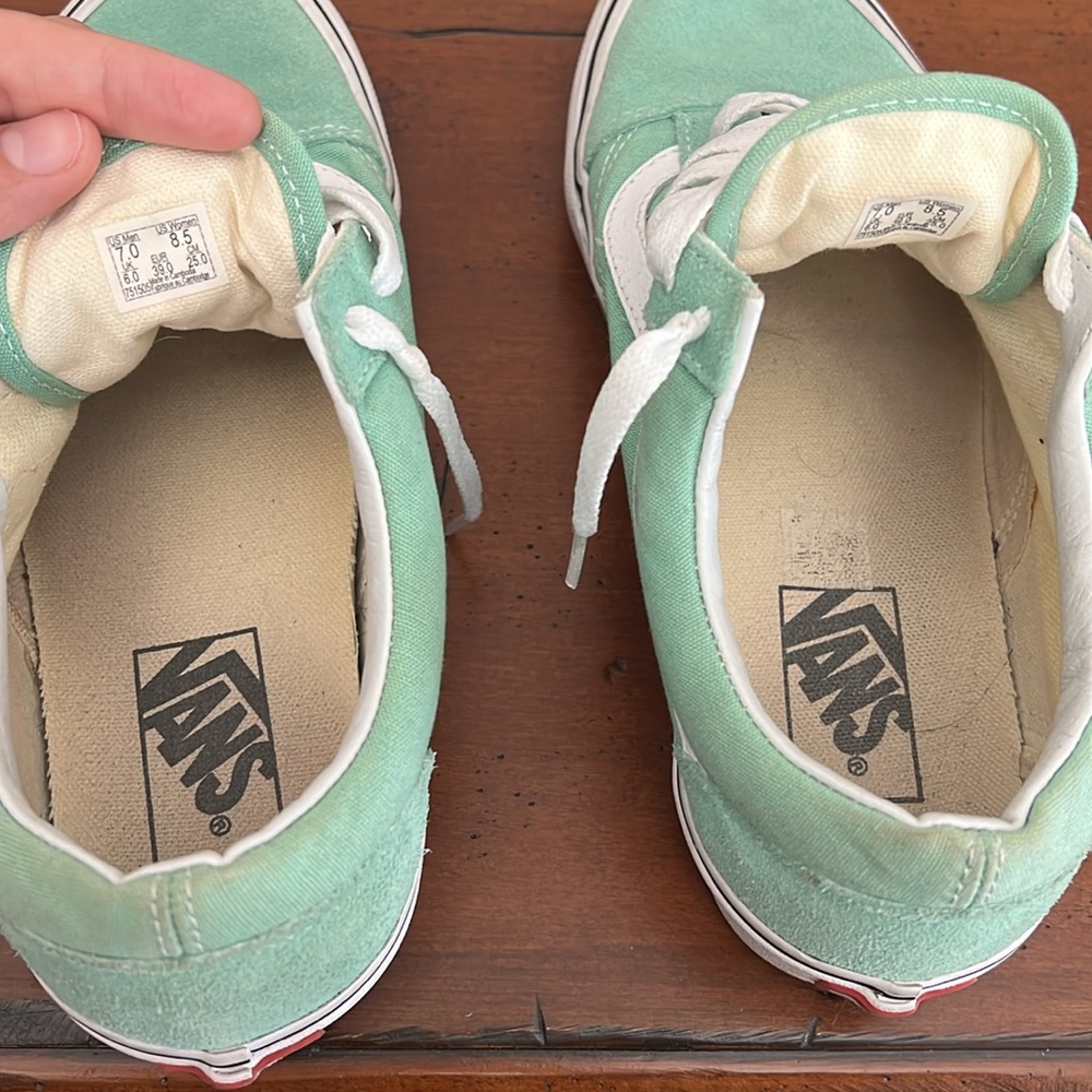 Mint Green Size 8.5 Women’s Vans - Picture 7 of 7